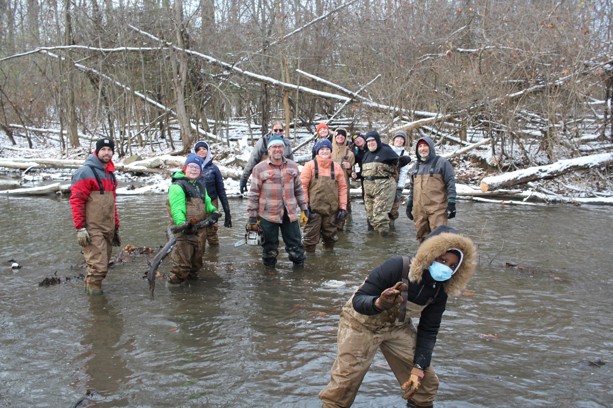 In stream log removal